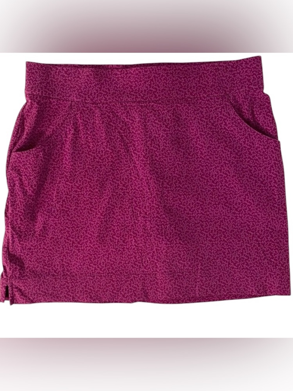 Columbia Omni-Shield Skort Purple Floral - Size Large Golf Tennis Pickelball